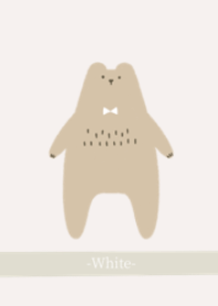 Lovely Bear -White-