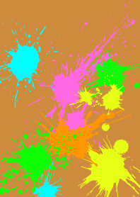 Random fluorescent ink splashes8