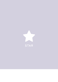Simple Lucky Sta -Dull Baby Purple&White
