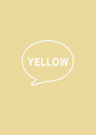 黄色 : シンプルアイコン着せ替え