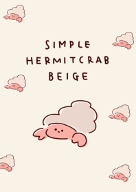 simple Hermit crab beige.