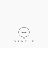 SIMPLE(white gray)V.1710b