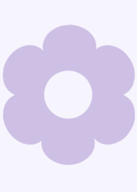 Simple Flower Theme(purple gray Ver.)