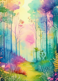 A fairy tale forest and gentle time.4