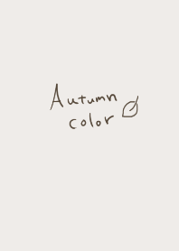 Autumn color beige brown