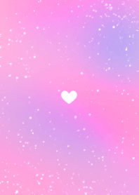 Dream cute heart and glitter Theme