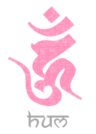守護梵字 [ウーン] 白桃 (0280
