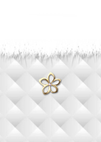 white quilting coordination flower charm
