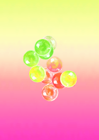 Colorful ball light green