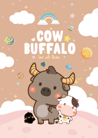 Buffalo&Cow Fat Kawaii Light Brown