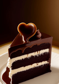 Coffee strawberry chocolate cake 9b7680