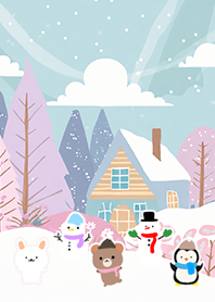 Kawaii scandinavian style(Winter-879)