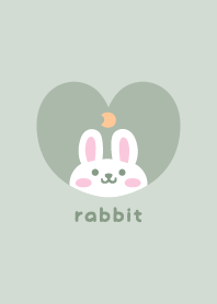 Rabbits3 Moon - green