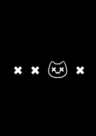 地雷ねこ(black&white)