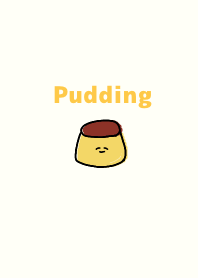 cute pudding:)orange