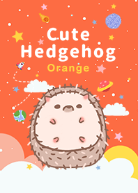 เม่น/จักรวาล/สีเหลือง/ส้ม