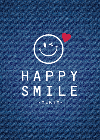 HAPPY-SMILE DENIM HEART 9