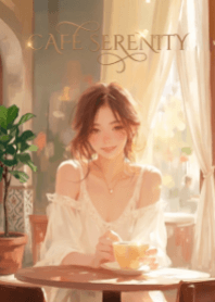 可愛的女孩和咖啡V.64