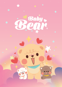 Chubby Baby Bear Cloud Pink Lady