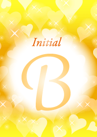 B-Initial-heart-Orange