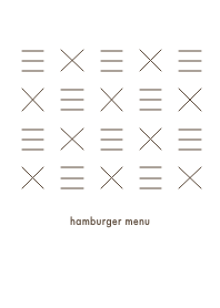 hamburger menu yellow