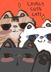 Lovely cute cats