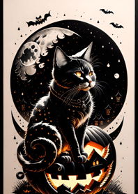 halloween cat 2D9a9c