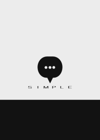 SIMPLE(black gray)V.1829b