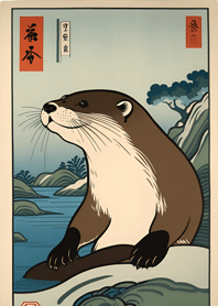 Berang-berang Ukiyo-e 10