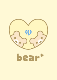 くまダイヤモンド[イエロー]