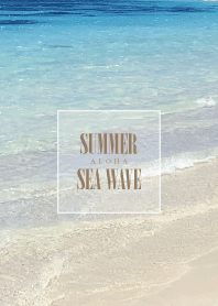 SUMMER BLUE SEA WAVE 6 -ALOHA-