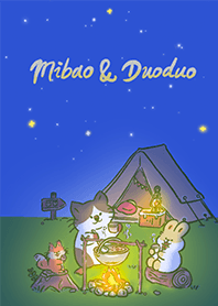 倉鼠米寶與兔兔朵朵(星光露營篇)