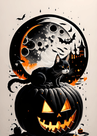 halloween cat 9DF6a9