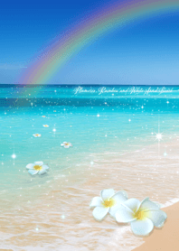 Plumeria, Rainbow and White Sand Beach