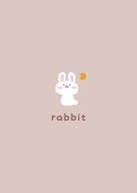 兔子2 月亮 [棕色的]