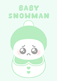 snowman baby [green]