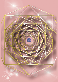 Beige Pink : March iolite & octagon