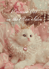 Royal Cat and Crystal Elegance