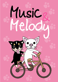 Music & Melody cute dogs