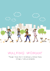 WALKING WOMAN from JAPAN