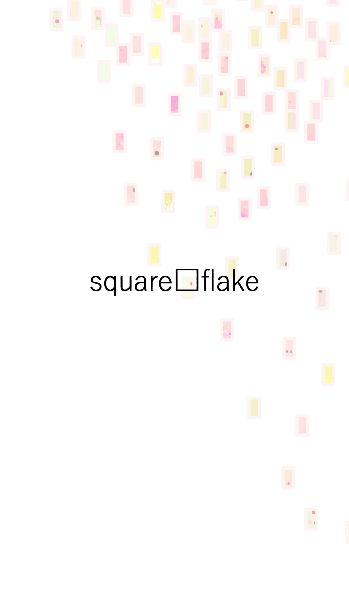 Square flake #illustration