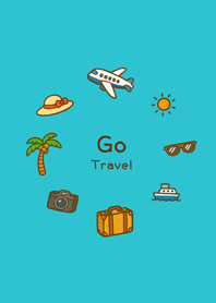 Let's travel together(mint blue)