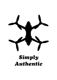 Simply Authentic Drone White-Black