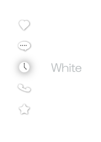 白系-1（White）・シンプルでもおしゃれに