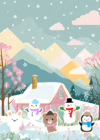 Kawaii scandinavian style(Winter-828)