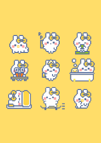 Yellow ribbon rabbit theme2