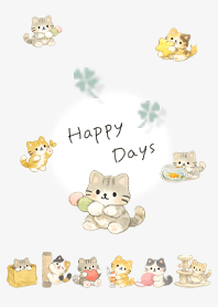Happy Days with Cute Kittens