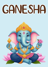 Ganesha : Wealthy and Success (Blue)
