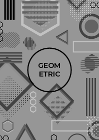 Geometric Dusty Gray 2