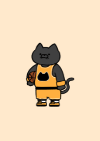 Basketball black cat 02.